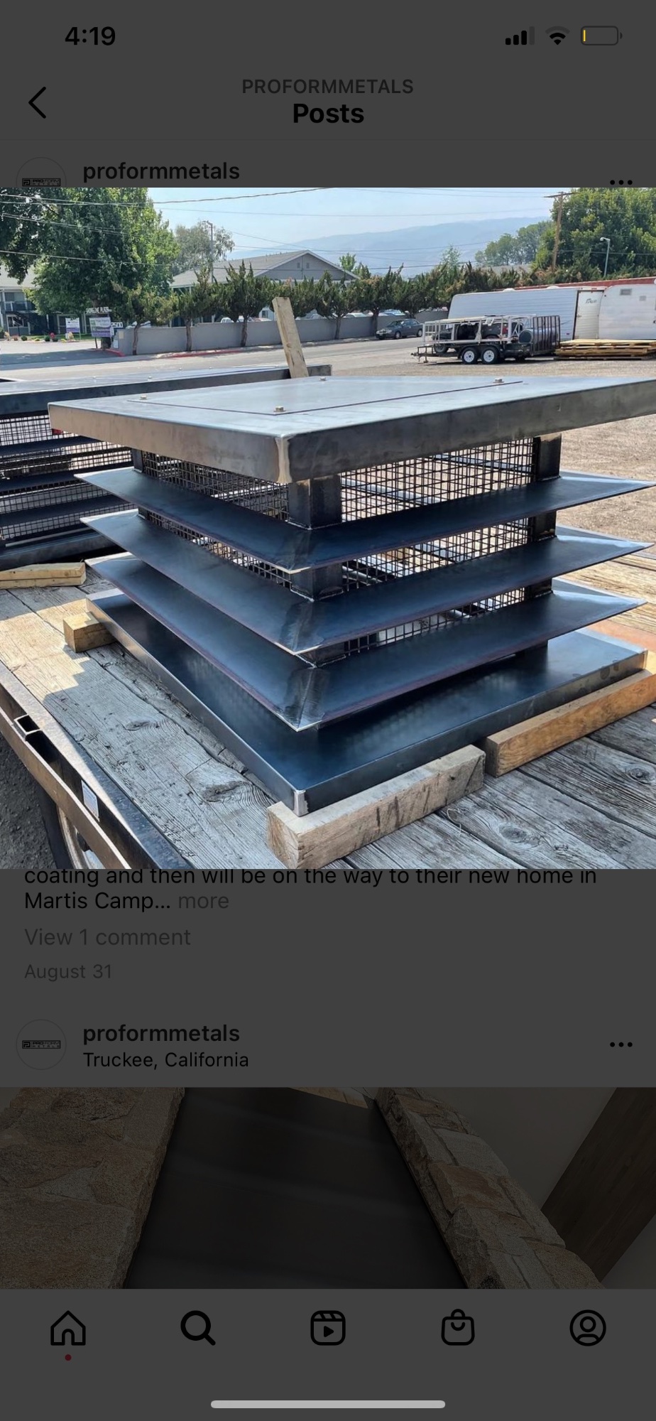 Custom chimney cap with mesh screen
