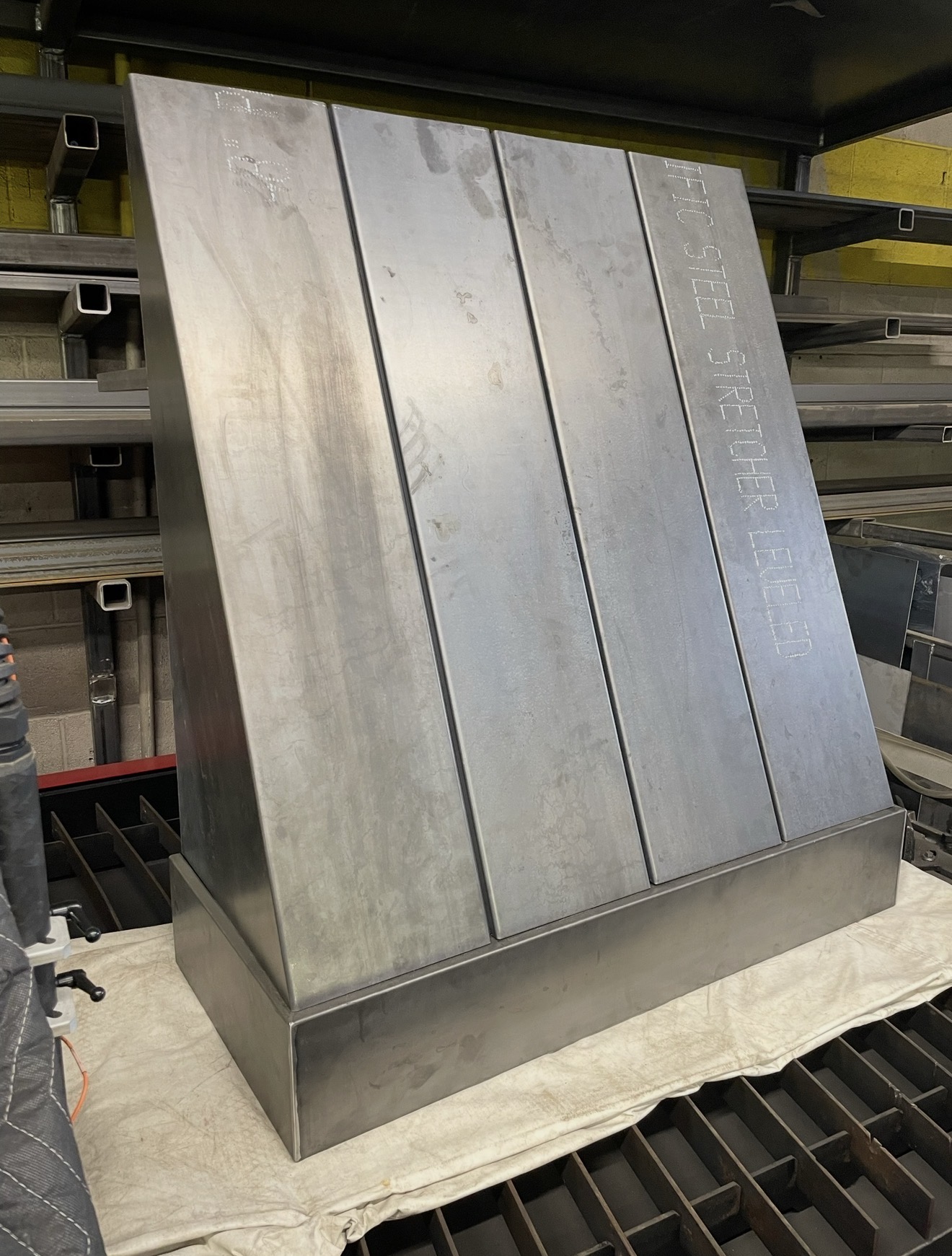 Custom metal fabrication detail