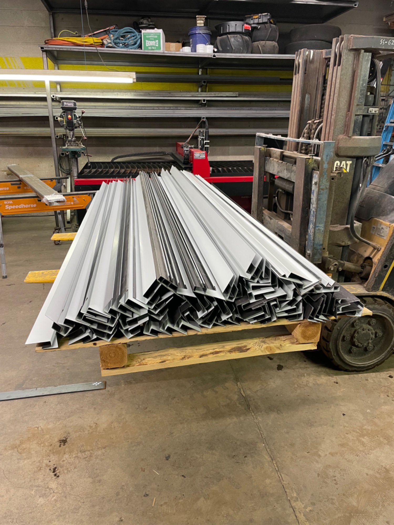 Trim pieces ready for delivery